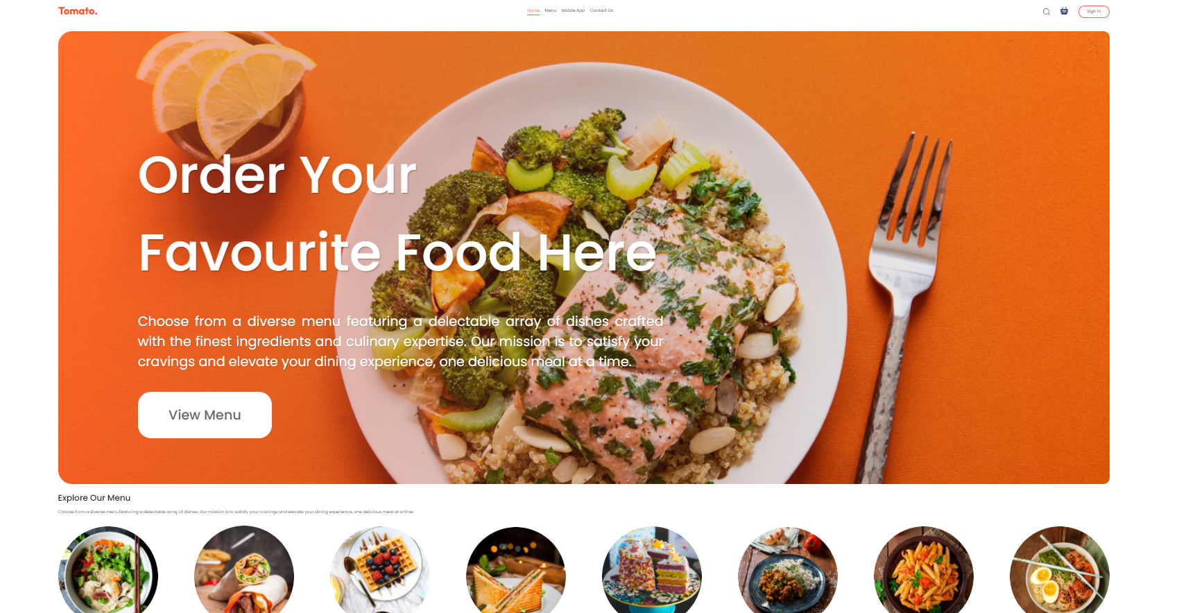 User Dashboard Panel